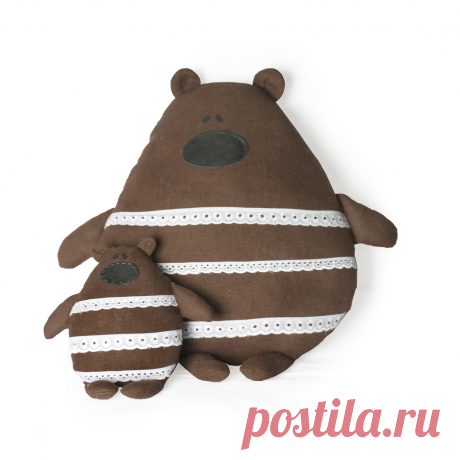 Льняная игрушка "Мишка" (большой)