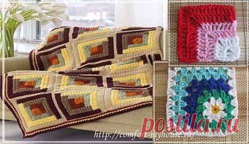 ПЛЕДЫ В СТИЛЕ ПЭЧВОРК. ВЯЗАНИЕ С УГЛА
Еще много интересного в группе 