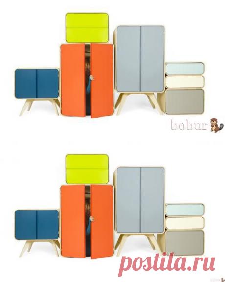 Matrioshka - яркие детские шкафчики | БобурБобур