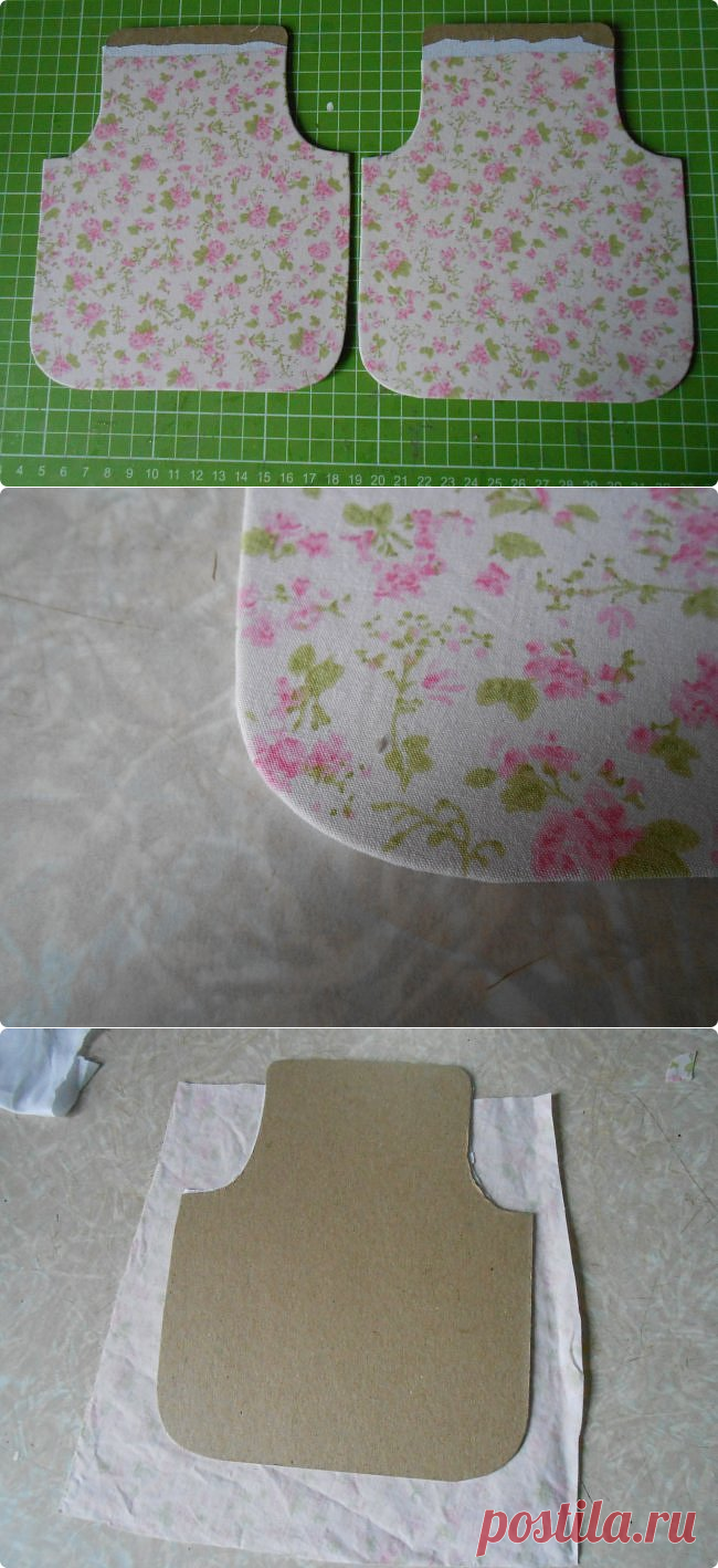 МК по обтяжке тканью обложки не стандартной формы. | Страна Мастеров