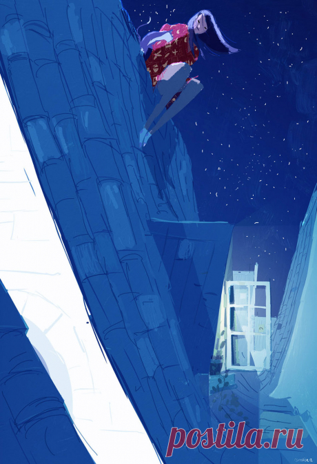 Волшебство ночи... Художник Паскаль Кэмпион (Pascal Campion).