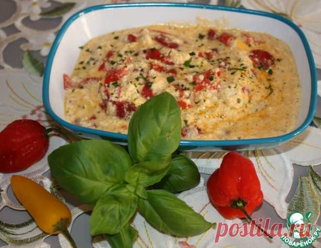 Перцы с творогом – кулинарный рецепт