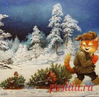 .'А вот и ёлка!'