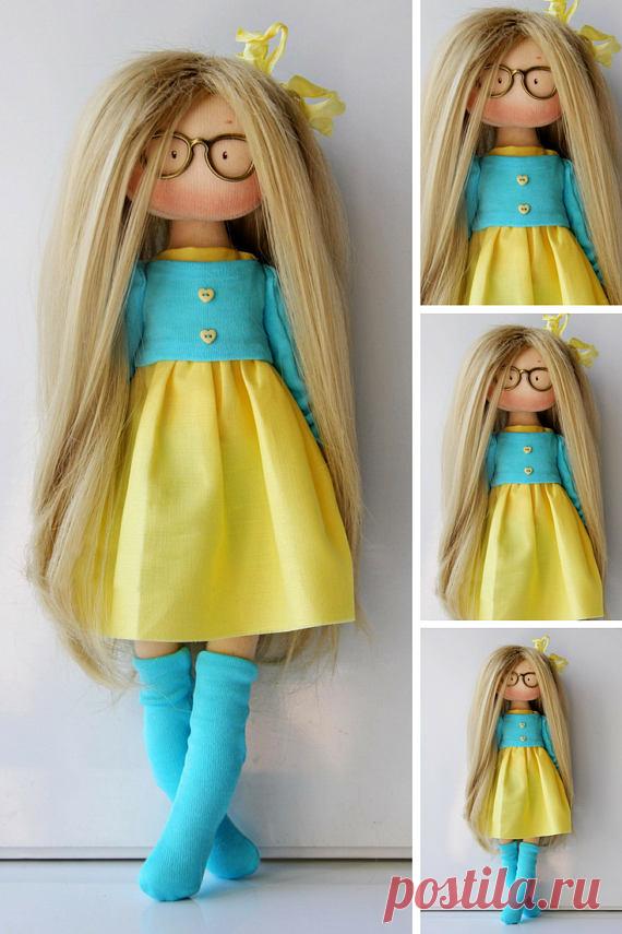 Puppen Gift for her Soft doll Rag doll Tilda doll Fabric doll