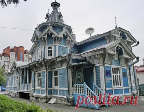Кружевной дом особняк в городе Томске