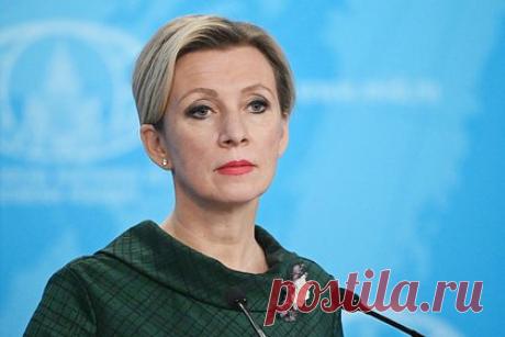 Захарова рассказала о действиях англосаксов на Украине