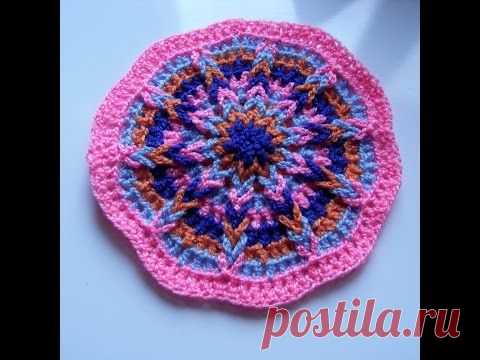 Узор косичка из воздушных петель Valentina Podolskaya