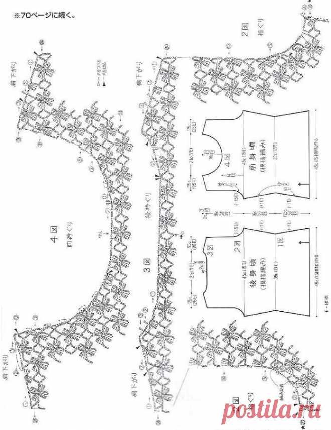 Изысканные модели крючком от японских дизайнеров со схемами для шикарных обновок! | Вязалки Веселого Хомяка | Дзен