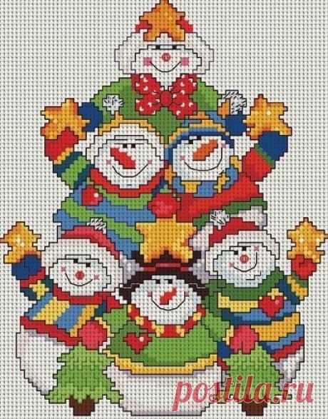 новогодние схемки