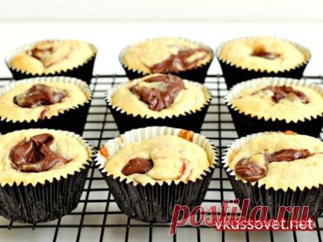 Маффины с бананом и Nutella