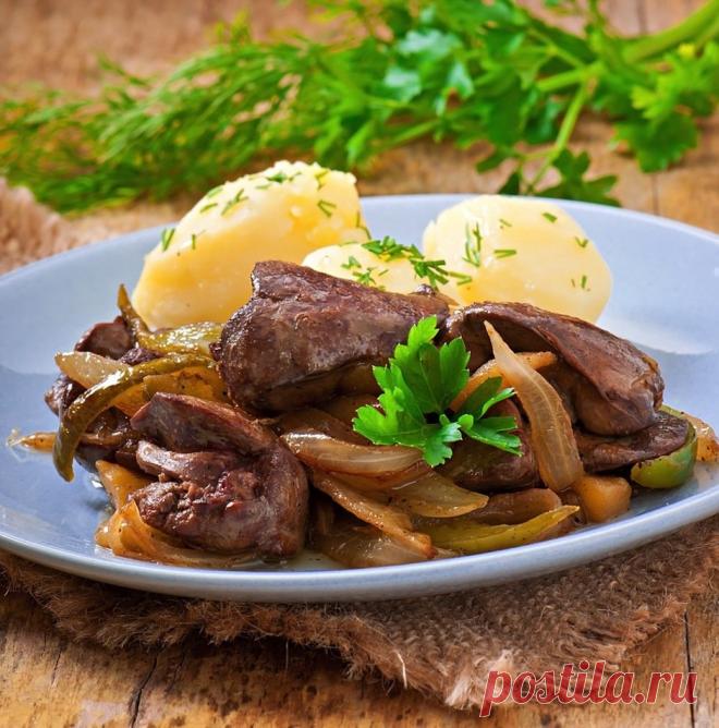 Пять правил приготовления идеальной куриной печенки - кулинарный пошаговый рецепт с фото на KitchenMag.ru