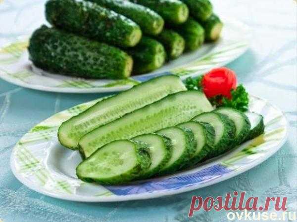 Малосольные огурцы без рассола - Простые рецепты Овкусе.ру