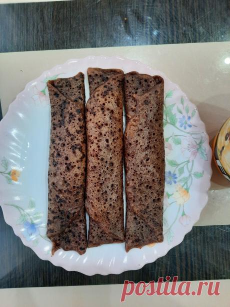 День 75 Худеем вкусно - готовим шоколадные блинчики | Я выбираю себя! | Дзен