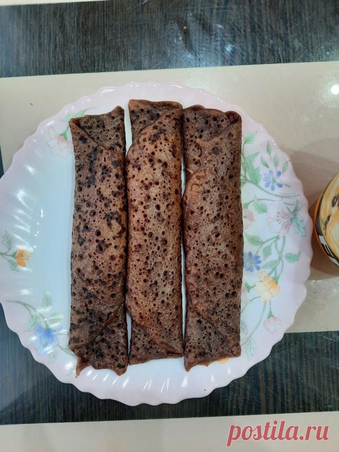 День 75 Худеем вкусно - готовим шоколадные блинчики | Я выбираю себя! | Дзен