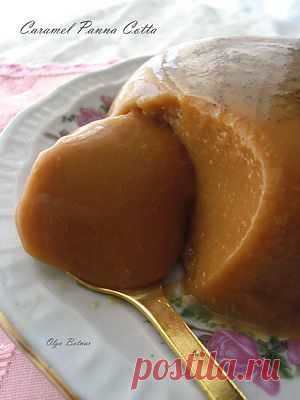 Карамельная панна котта - кулинарный рецепт