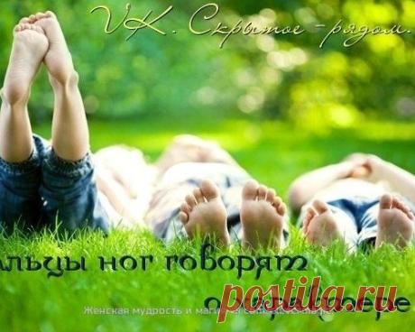 Пальцы ног говорят о характере