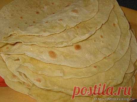 Домашний лаваш.