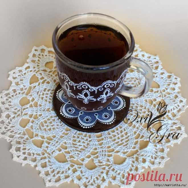 Точечная роспись с эффектом кружева. Красивые идеи