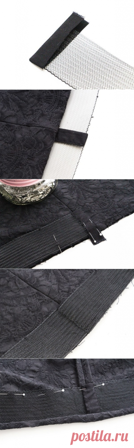 Обработка низа изделия ригелином — Сделай сам, идеи для творчества - DIY Ideas