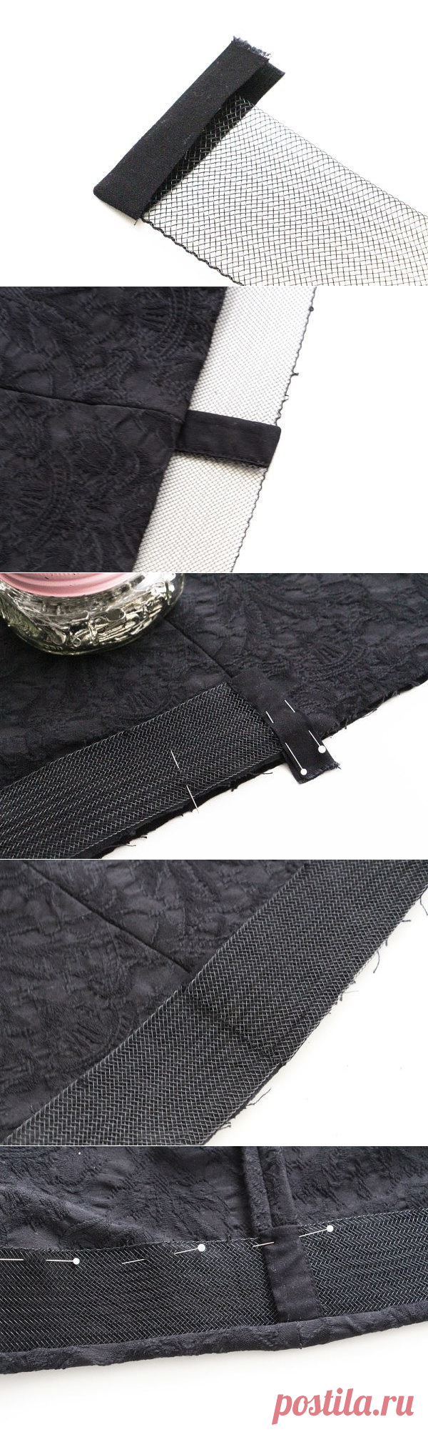 Обработка низа изделия ригелином — Сделай сам, идеи для творчества - DIY Ideas