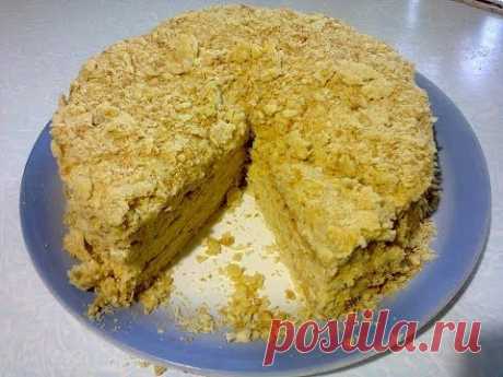 Как приготовить торт наполеон. How to cook a cake Napoleon.