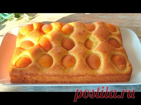 Пирог С Абрикосами НА Кефире.ПРОСТОЙ ПИРОГ НА КАЖДЫЙ ДЕНЬ!БЕЗ Миксера!