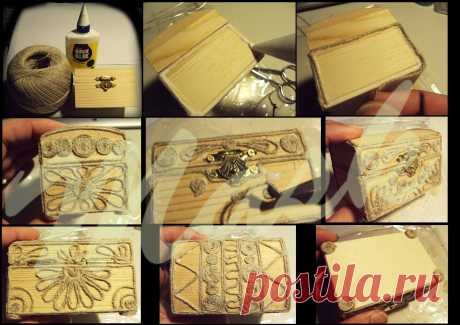 Как сделать джутовую филигрань своими руками | Море идей