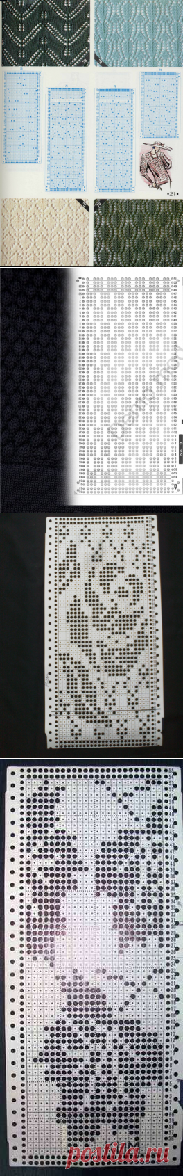 Перфокарты для машинного вязания