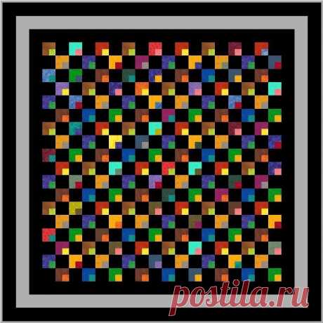 New Klip Klop 73&quot; x 73&quot; Pre Cut Patchwork Quilt Kit Double Size | eBay