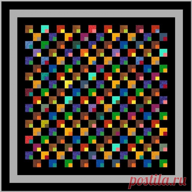 New Klip Klop 73" x 73" Pre Cut Patchwork Quilt Kit Double Size | eBay