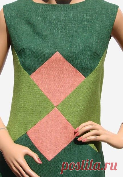 Barkcloth quilt perhaps from the early 1950s Post-war style was more than just chartreuse. The perfect fifties color palette featured greens from acid yellow to dark hunter green played against…