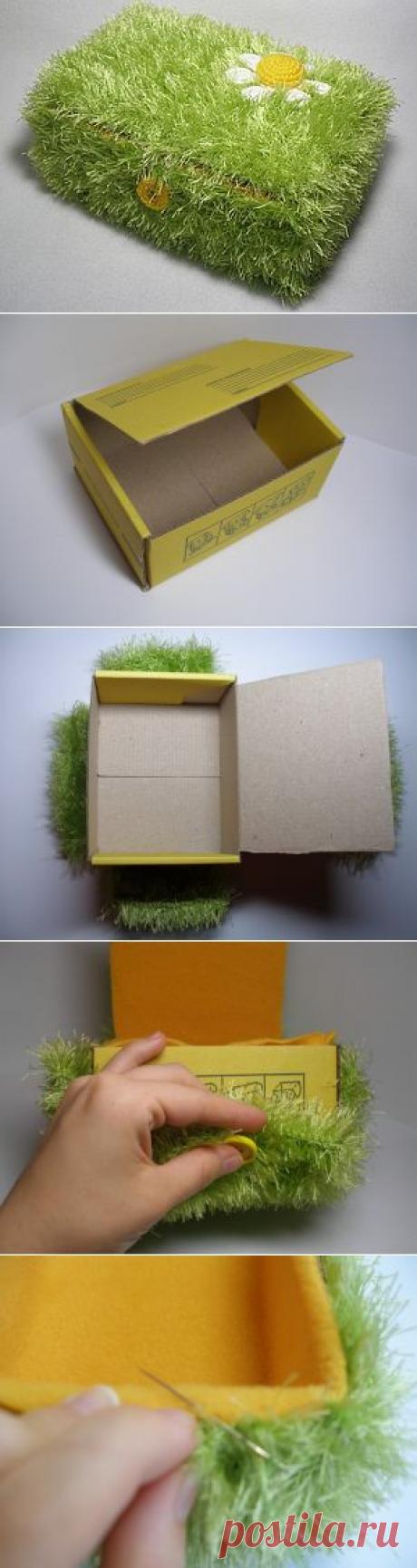 Ромашковая шкатулочка для рукоделия - Ярмарка Мастеров - ручная работа, handmade