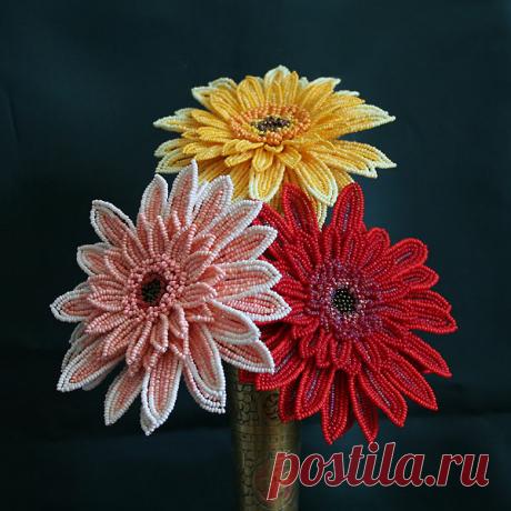 MyLovelyBeads.com :: Елена Башкатова. Герберы