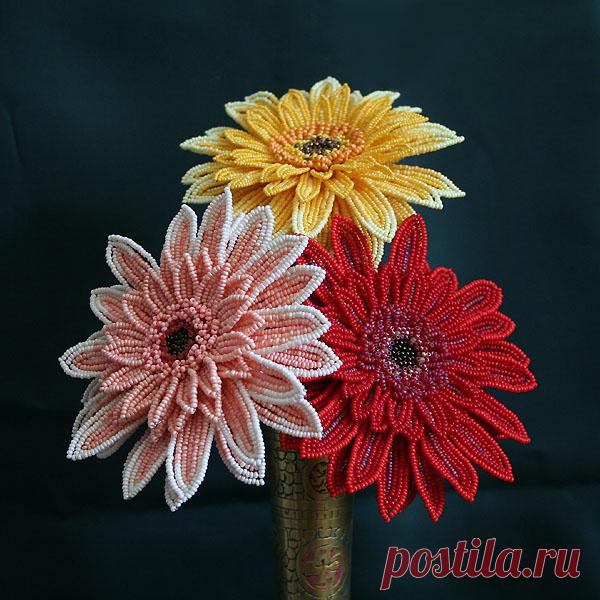 MyLovelyBeads.com :: Елена Башкатова. Герберы