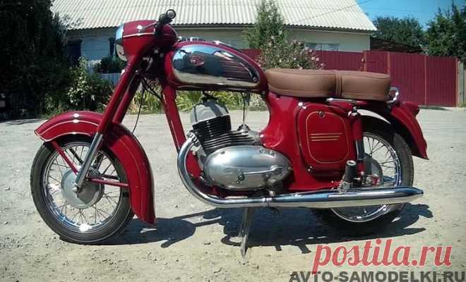 Отреставрированный мотоцикл Ява-354 1958 года | Авто самоделки