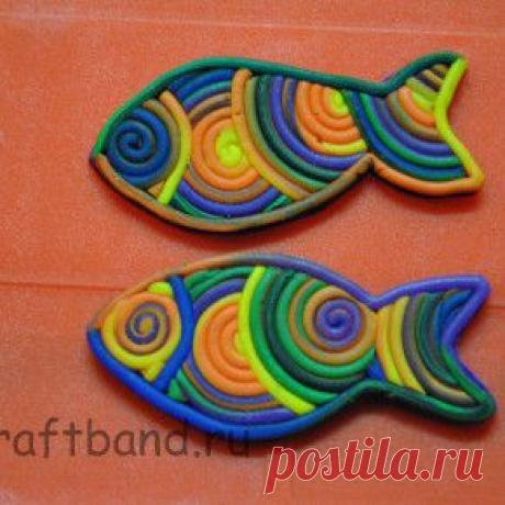 Урок. Утилизация остатков полимерной глины. Рыба. - Блог о творчестве и рукоделии.