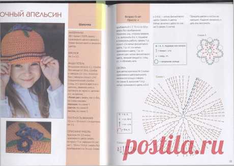 Шапочка "Апельсин".