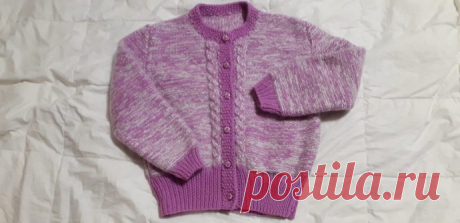 Теплая кофточка для внучки Аннушки из категории Мои работы – Вязаные идеи, идеи для вязания