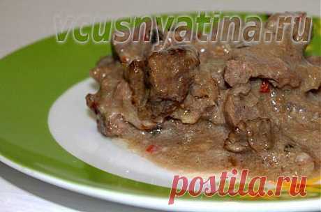 Рецепт тушеной говядины в кокосовом соусе