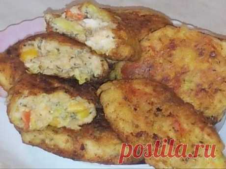 Нежнейшие низкокалорийные котлетки по-гавайски с кукурузой