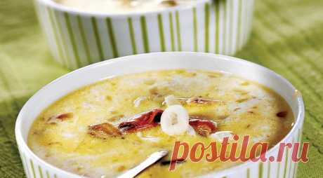 Молочный суп с морепродуктами, пошаговый рецепт с фото