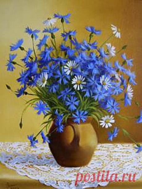 Маки, василёчки и ромашки! Весенее настроение дарит Приступа Тарас..