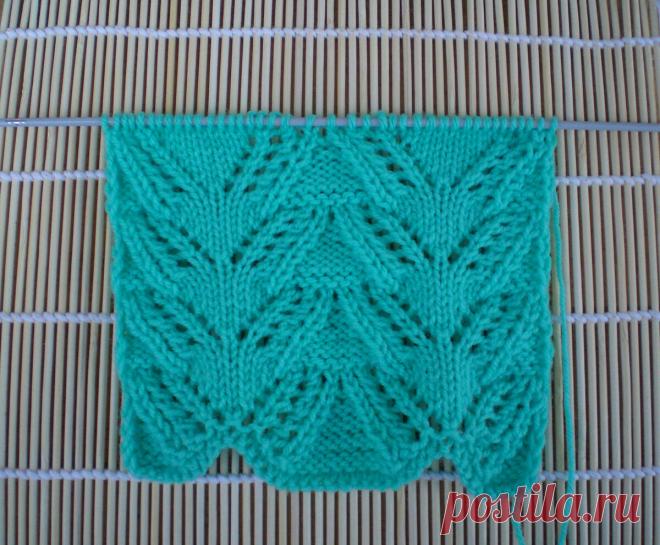 Узор «Елочки» – симпатичный и очень простой в исполнении | Вязание life. Схемы и узоры | Яндекс Дзен