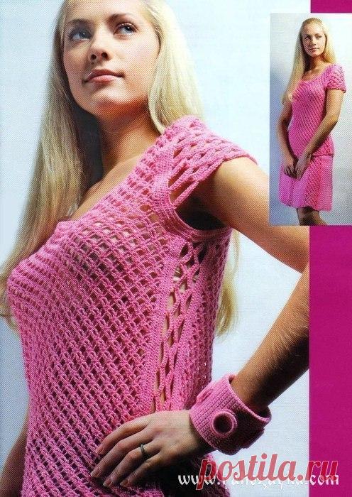 Летний костюм крючком для женщин. Вязаный костюм крючком со схемами и описанием Летний костюм крючком для женщин. Вязаный костюм крючком со схемами и описанием