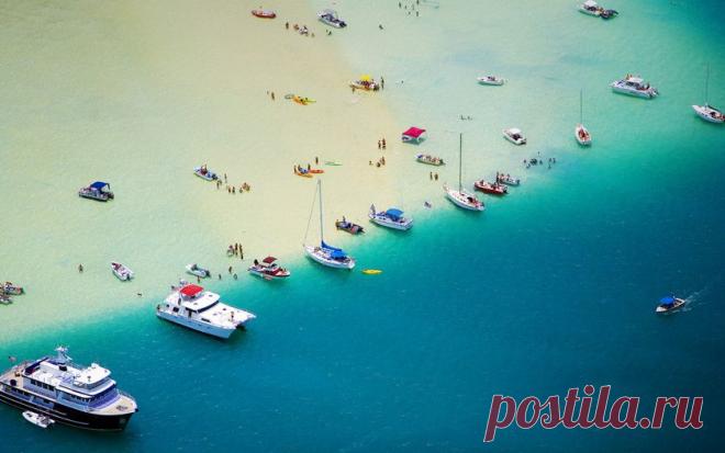 Картинки отпуск, лодки, люди, море, отдых, яхта на рабочий стол » Природа