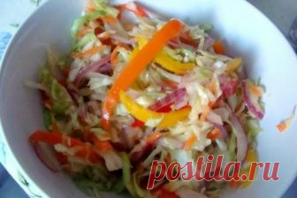 Капуста маринованная с болгарским перцем рецепт с фото пошагово - 1000.menu