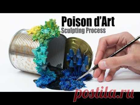 Beautifying Trash | Speed Sculpting | Poison d'Art