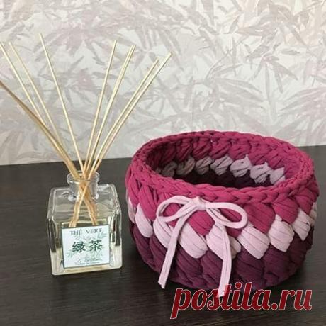 Интерьерные корзинки от @svetapitsaa  оч @victoria_yarn_krd Instagram Photo | instidy.com