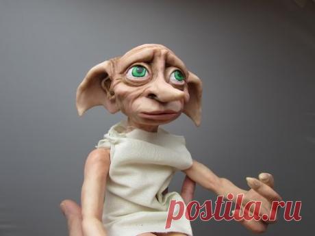 DOBBY Poseable Clay Doll Timelapse / Tutorial  Part 2