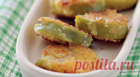 Жареные зеленые помидоры, пошаговый рецепт с фото